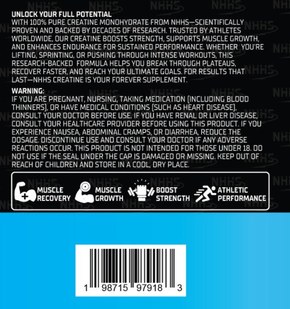NHHS Micronized Creatine Monohydrate