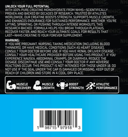 NHHS Micronized Creatine Monohydrate